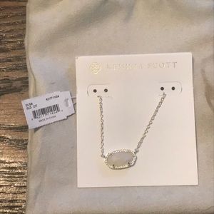 NWT Kendra Scott Elisa Necklace Gold/Pearl